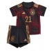 Tyskland Ilkay Gundogan #21 Fotballklær Bortedraktsett Barn VM 2022 Kortermet (+ korte bukser)